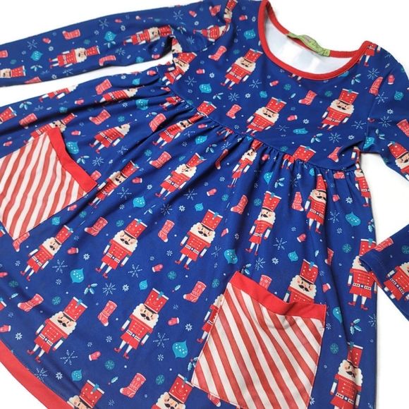 Millie loves lily christmas nutcracker dress 5 - Picture 2 of 4